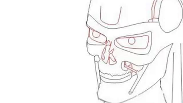 Как нарисовать терминатора! смотреть онлайн