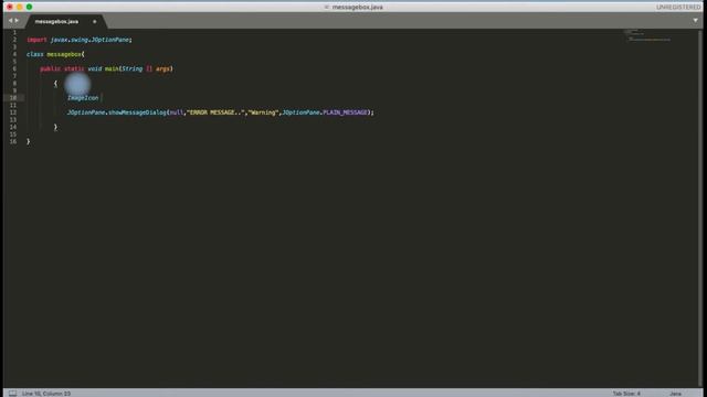 Java Swing Tutorial Part 3 | ImageIcon Class In Java Desktop Application