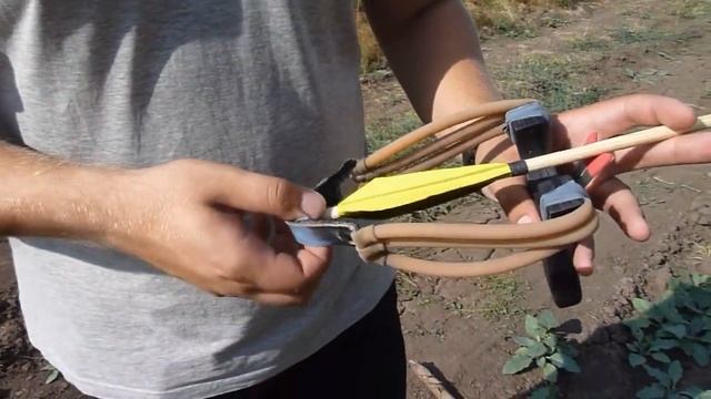 Про рогатки для стрельбы стрелами. смотреть онлайн