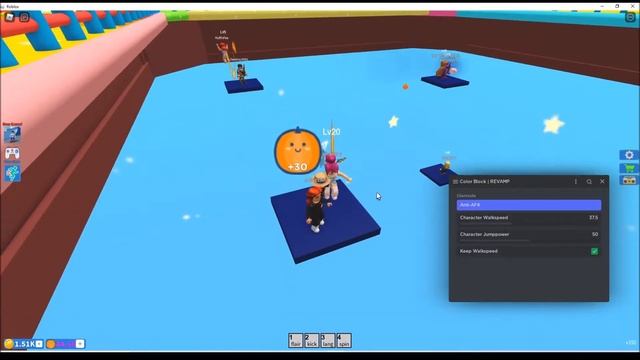 Roblox Color Block Script (AutoWin, AutoFarm Pumpkin, AutoPath) смотреть онлайн