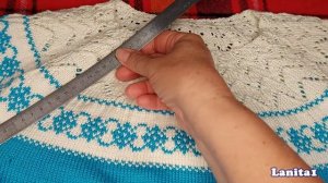 Летняя кофточка на кокетке (идея с норвежского каталога), снизу вверх. МК. Часть №2.