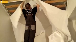 ✅  Установка тканевого натяжного потолка DESCOR/CLIPSO | Натяжные потолки  Мне Потолок