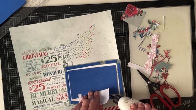 Scrapbooking process video #18 for 49 and Market | Christmas смотреть онлайн