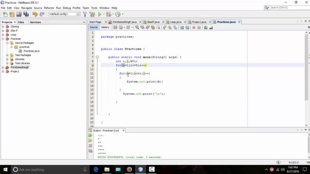 Java Bangla Tutorial For Beginners 18 -Display Triangle by Number (Practical) Part 02 смотреть онлайн