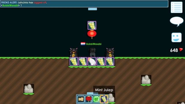 Growtopia | Using MINT JULEP!! смотреть онлайн