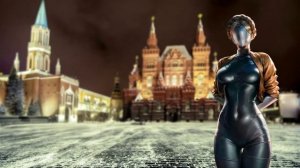 [Wallpaper Engine] [4K] Атомик Харт Близняшка / Atomic Heart Twin stand on The Red Square (no snow)