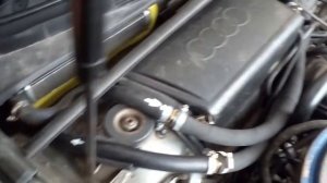 Второй радиатор на отопление салона Audi 80 B4