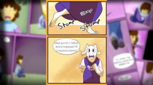 Знакомство с Азриэлем  (2 часть)|Озвучка комиксов Андертейл|Wolfeks