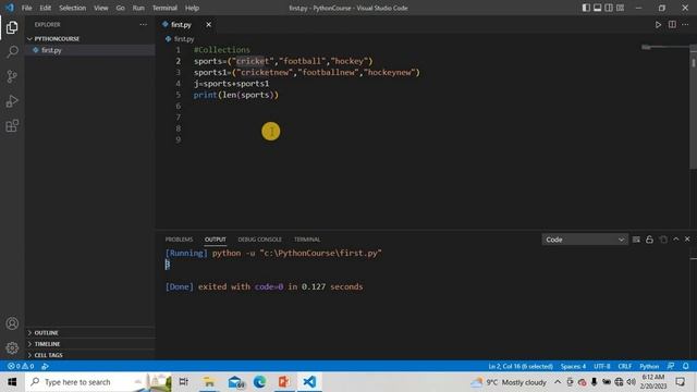 Tuple in Python | Tuple Operations | Tuple Functions in Python | How to create a Tuple in Python?