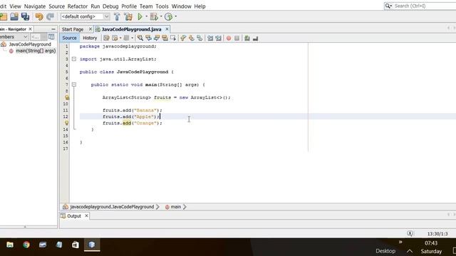 Java Beginners - Array List