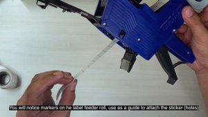 How to Refill a Price Tag Labeler (MX5500) in Filipino
