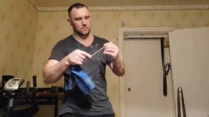 Сгибание гвоздя 250мм андерхенд