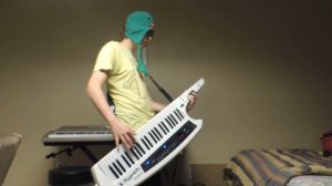 Keytar solo with AX Synth