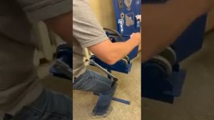 Трубогиб ТВ-2Н прокат трубы 20х20 в кольцо 300 мм