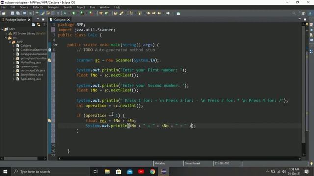 #10 Program Of Simple Calculator In Java | Calculator In Java | MyProParadise смотреть онлайн