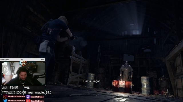 WHAT IS THIS CREEPY BOSS?! HELLO? RE4 REMAKE PLAYTHROUGH PT 3 смотреть онлайн