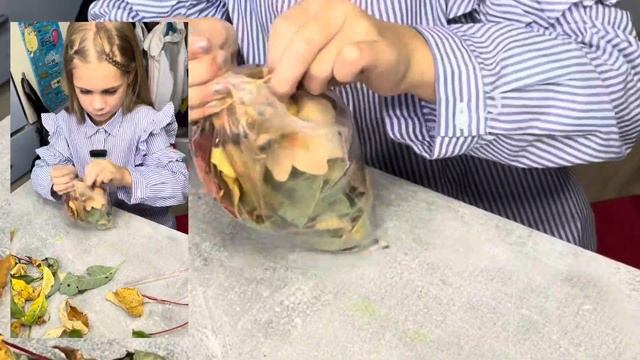 Осенняя поделка «Дары природы» в школу #осень #поделкиизприродногоматериала #поделкавшколу смотреть онлайн