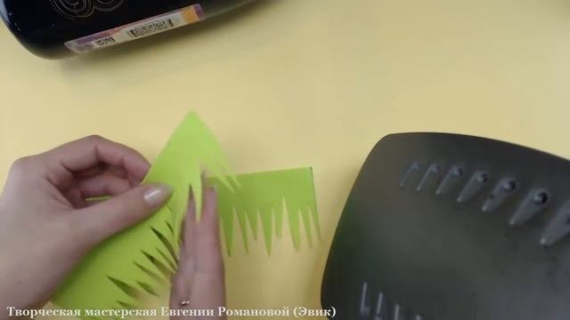 СУПЕР Елочка из фоамирана на бутылку, съемная!