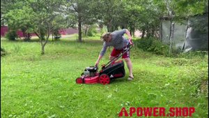Бензиновая газонокоcилка A-iPower ALM51SH. Видео от покупателя