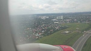 Посадка на Сухом Суперджете в Внуково.