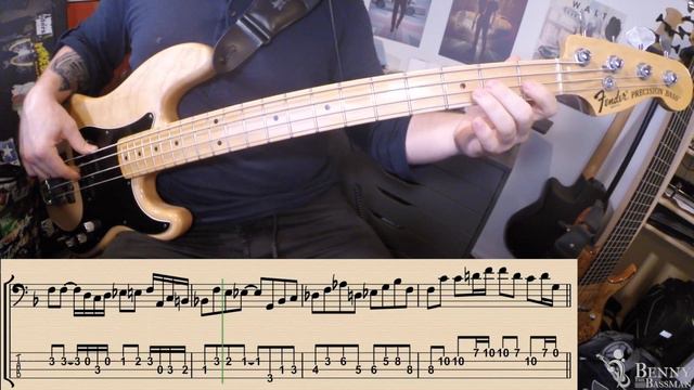 Stevie Wonder - I Was Made To Love Her BASS COVER - with notation and tabs