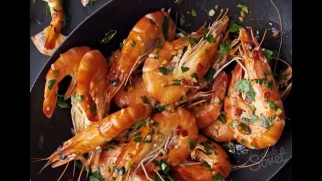 Креветки с чесноком рецепт смотреть онлайн