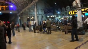 Вечерний Лондон,Паддингтонский  железнодорожный вокзал