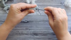 Проволочный каркас для лапок миниатюрных мишек тедди