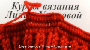 Манишка круглая крючком - 2 часть - Crochet dickey (shirtfront)