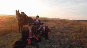 "Черный ворон" - дуэт ансамбля "Казачья песня" Переясловского Дома культуры Краснодарский край.