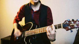 КИНО - Красно-желтые дни(cover/кавер/разбор на гитаре)