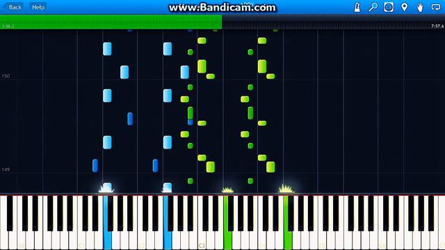 Mozart - Symphony No. 25 in G minor piano (Synthesia) смотреть онлайн