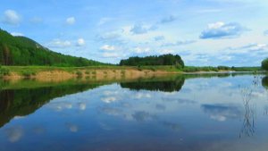 Река Пеледуй в нижнем течении (близ п.Пеледуй, Ленский район, Республика Саха Якутия)