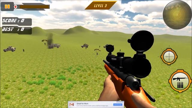 Mountain Sniper Shooting 3D - Gameplay смотреть онлайн