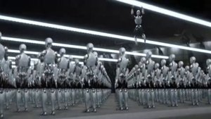 Клип (Skillet - Falling Inside The Black) "Я робот"