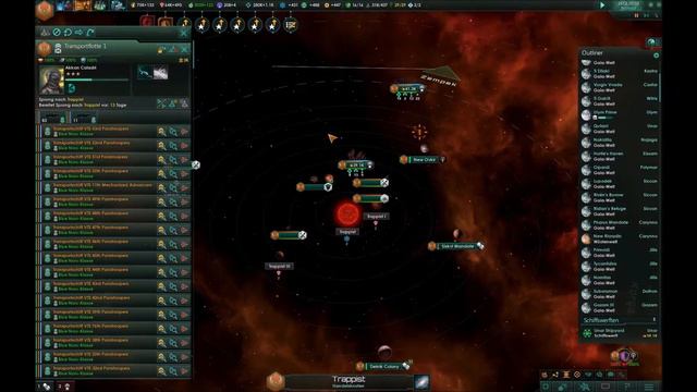 Stellaris - My first fleet vs fleet battle with a fallen race смотреть онлайн