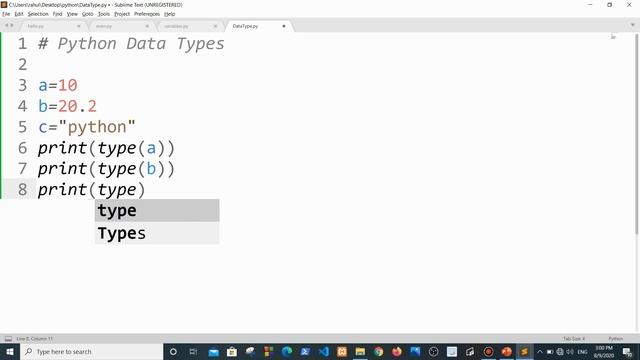 #08 Python Tutorial || Python Data Types and Built-in Data Types
