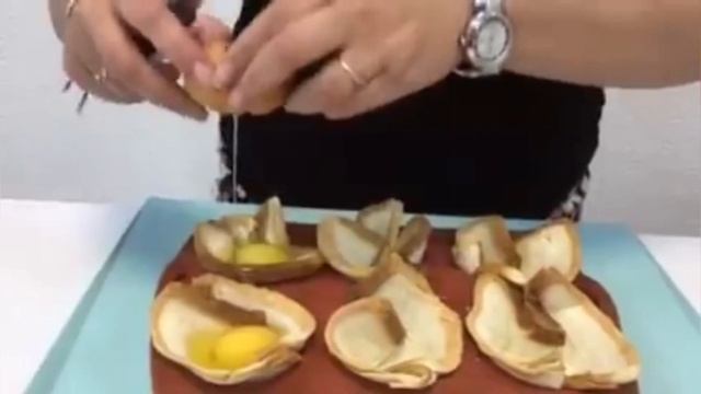 Порционная яичница в тостах на завтрак. Силиконовая форма капкейки Tupperware смотреть онлайн