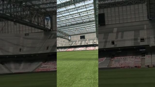 Arena da Baixada em dia de visita