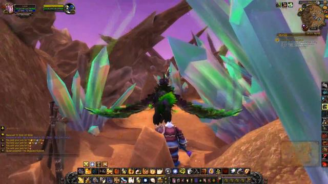 The Skyguard Outpost Quest ID 11062 Playthrough Blade's Edge Mountains смотреть онлайн