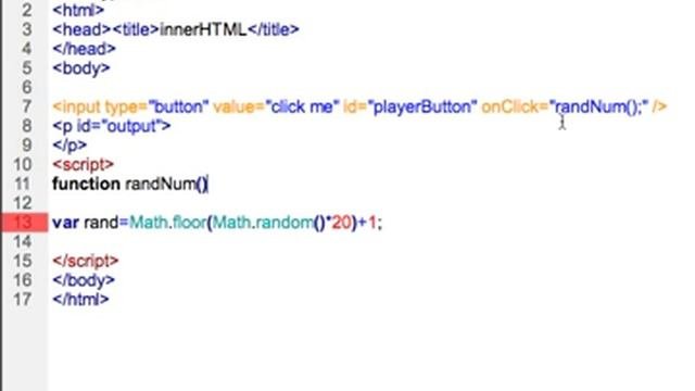 Javascript innerHTML