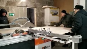 Форматно-раскроечный станок модель FL-3200G (Часть 2)