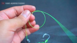 Tutorial Cara Membuat Rangkaian Pancing Nila Babon Umpan udang 2 Mata Kail - Kang Muhidin Fishing #