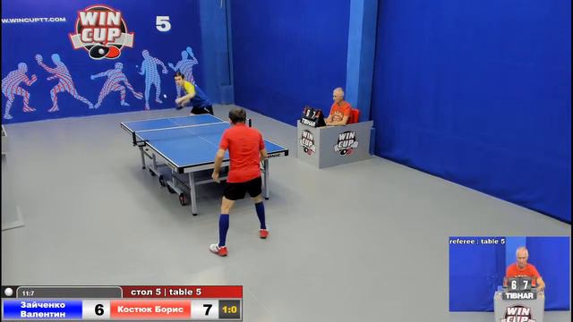 12:00 Зайченко Валентин 3-0 Костюк Борис стол 5 ЮГ-2 21.07.20 смотреть онлайн