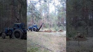 Т40 АМ проверка погрузчика   сделанного на платформе навески от кары .