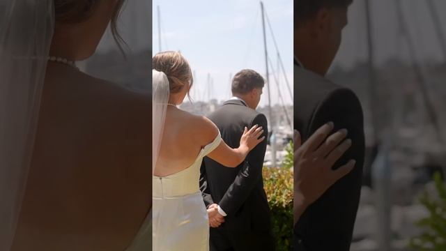 The Sweetest First Look with her Dad… via: @carlyfilmsit on Ig #wedding #firstlook