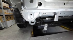 Mitsubishi Lancer X СY4A, 2009 г.в. Установка Прицепного Устройства.