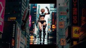 [4K AI art] Cyberpunk Cyborg Girl Ai Lookbook | 사이버펑크 소녀 AI 룩북 [AI 실사]