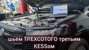 Toyota Land Cruiser 300 шью с помощью Kess 3. Оказалось, что у этого дизеля и так уже нет ничего.