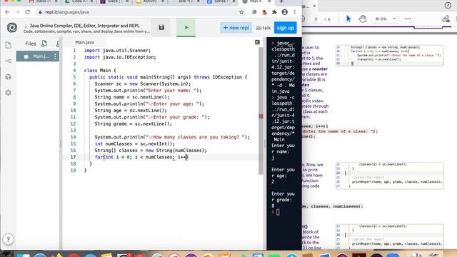 Student Report (Java) смотреть онлайн